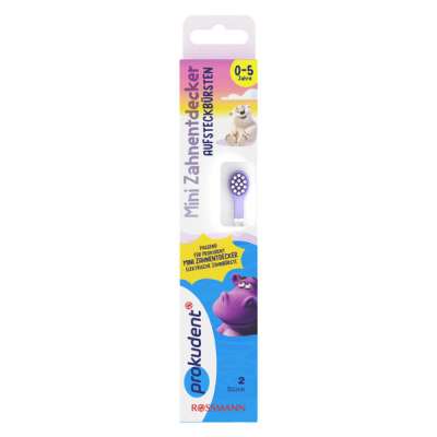 Prokudent Mini elektromos fogkefe pótfej gyerekeknek - 2 db
