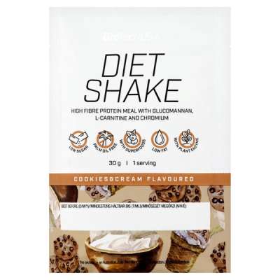 BioTechUSA Diet Shake Cookies & Cream tejsavófehérje italpor - 30 g