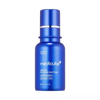 Medicube One Day Exosome Shot mikrotűs pórusszabályzó és regeneráló szérum exoszómákkal (2000 ppm) - 30 ml