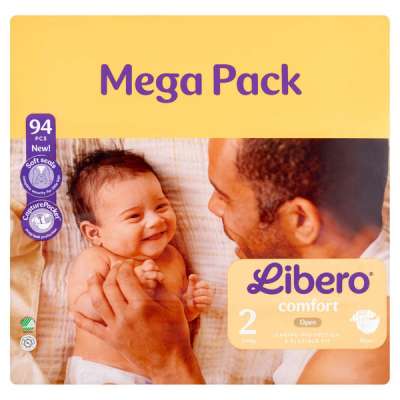 Libero Comfort Mega Pack nadrágpelenka 2-es méret, 3-6 kg - 94 db