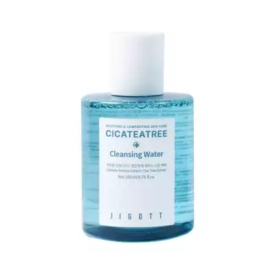 Jigott CicaTeaTree bőrnyugtató arctisztító micellás víz Centella Asiatica és teafa kivonattal - 200 ml