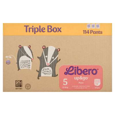 Libero Up&Go Triple Box bugyipelenka 5-ös méret, 12-18 kg - 114 db
