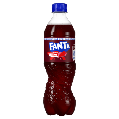 Fanta energiaszegény alma- és cseresznyeízű szénsavas üdítőital cukorral és édesítőszerekkel - 500 ml
