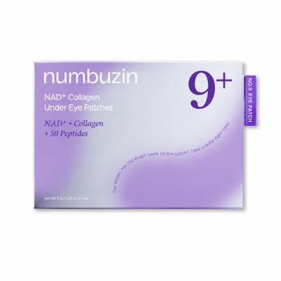 Numbuzin No.9 NAD+ Collagen feszesítő szemkörnyékápoló tapasz 5 pár - 10 db