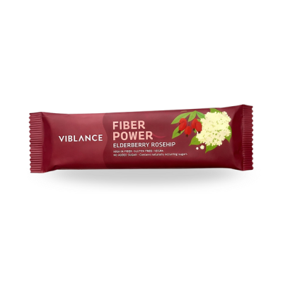 Viblance Bodza Csipkebogyó Fiber Power szelet - 40 g