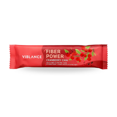 Viblance Vörösáfonya Chia Fiber Power szelet - 40 g