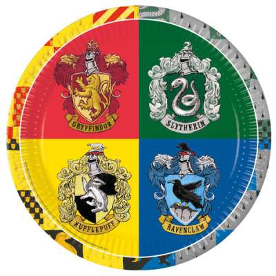 Harry Potter Hogwarts Houses papírtányér 8 db 23 cm - 1 db
