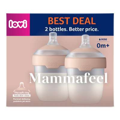 Lovi Mammafeel cumisüveg szett 150 ml - 2 db