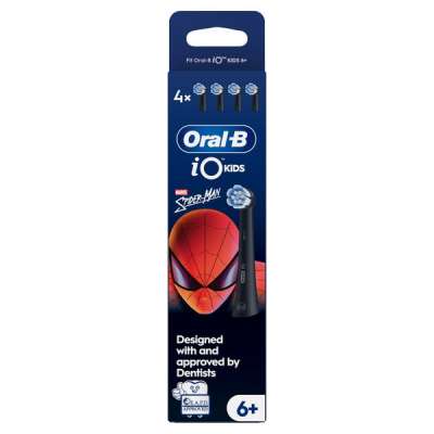 Oral-B iO Kids 6+ Marvel Pókember elektromos fogkefefej - 4 db