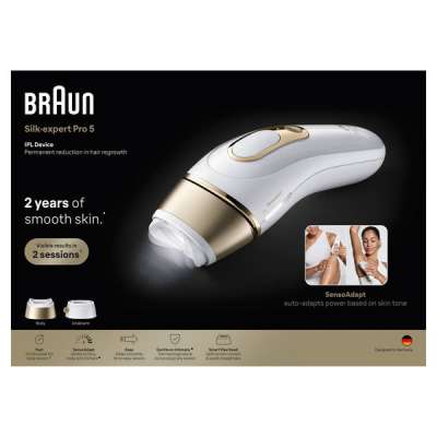 Braun IPL Silk-expert Pro 5 szőrtelenítő készülék PL5210 /gold - 1 db