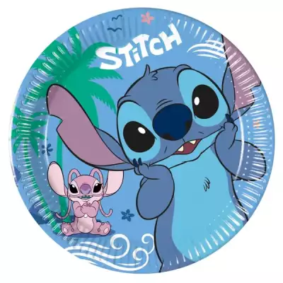 Disney Lilo és Stitch A csillagkutya Angel papírtányér 8 db 20 cm - 1 db