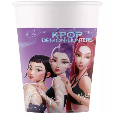 K-pop Démonvadászok Honmoon papír pohár szett 8 db 200 ml - 1 db