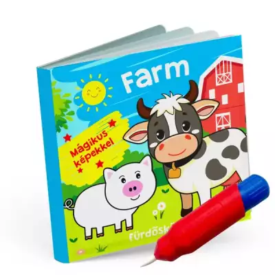 Farm fürdőskönyv színváltós, mágikus képpel - 1 db