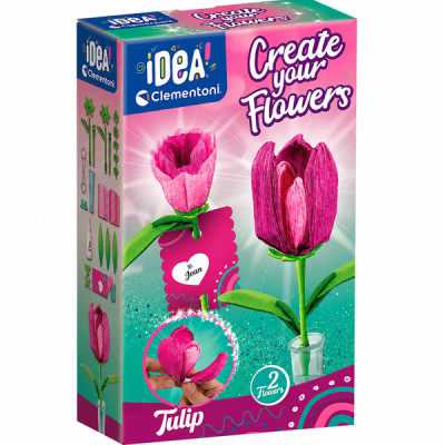 Clementoni Tulipán virágkészítő szett - 2 db