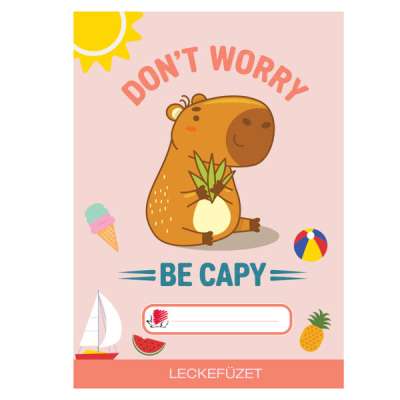 ICO Süni Capybara A/5 leckefüzet - 1 db