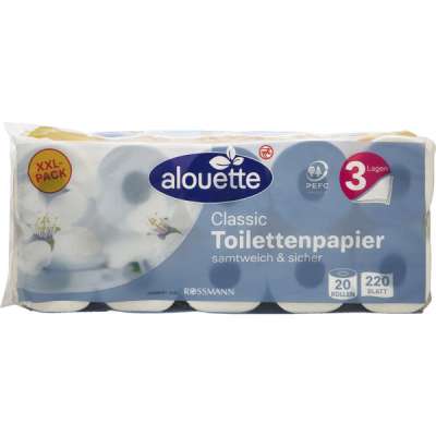 Alouette Classic XXL toalettpapír 3 rétegű - 20 db