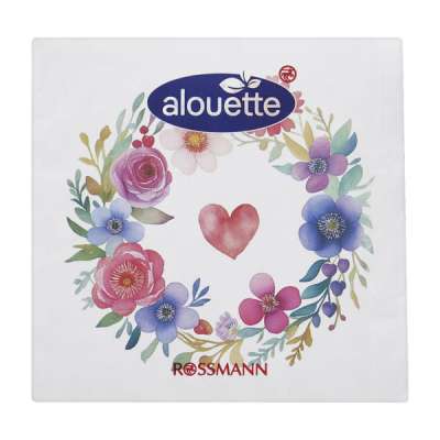 Alouette szalvéta 25x25 cm - 20 db