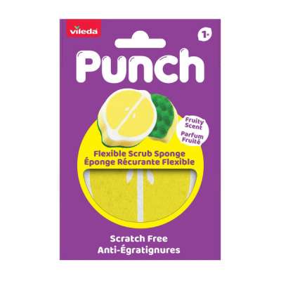 Vileda Punch Lemon rugalmas súrolószivacs - 1 db
