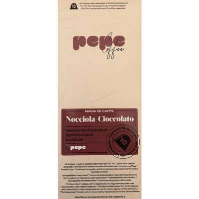 Pepe Nocciola Nespresso kávékapszula mogyorós csoki ízesítéssel - 10 db