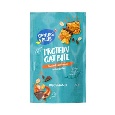 Genuss Plus protein zabfalat karamell ízesítéssel - 70 g