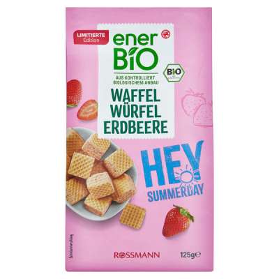 enerBiO nápolyi epres töltelékkel - 125 g