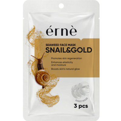 Erne Snail&Gold arcmaszk - 1 db