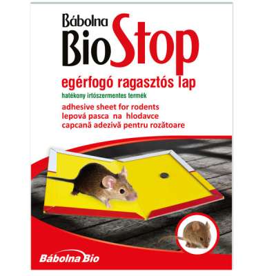 Biostop egérfogó ragasztós lap - 1 db