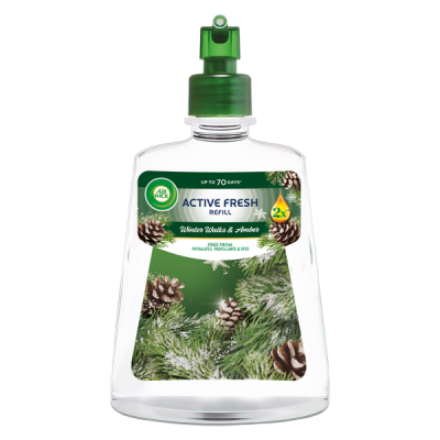 Air Wick Active Fresh Winter Walks & Amber automata légfrissítő utántöltő - 228 ml