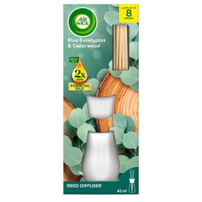 Air Wick Blue Eucalyptus & Cedarwood pálcás illatosító - 42 ml