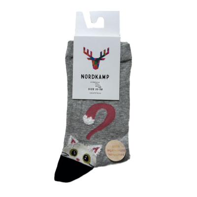 Nordkamp Stretch Premium zokni 35-38 /cica mintás - 1 db