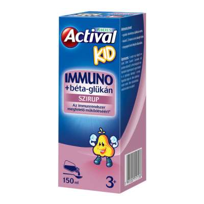 Actival Kid Immuno+ Béta-glükán szirup - 150 ml
