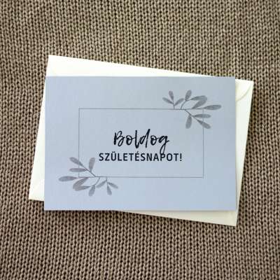 Üdvözlőkártya - Születésnap - 1
