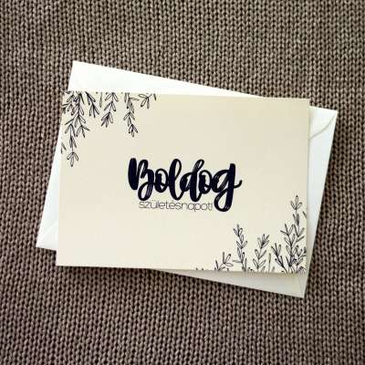 Üdvözlőkártya - Születésnap - 2