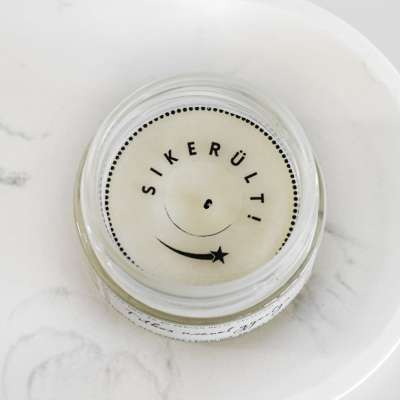 Titkos üzenet gyertya - Sikerült