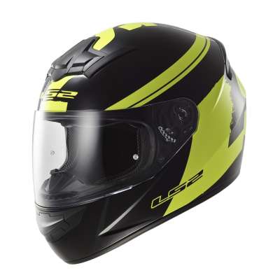 Motoros sisak LS2 Rookie Fluo Black-Hi-Vis Yellow  