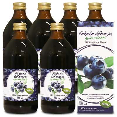 Fekete áfonya gyümölcslé
