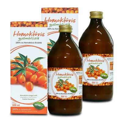 Homoktövis gyümölcslé