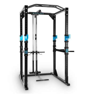 Capital Sports Tremendour Plus Power Rack acél állvány otthoni edzéshez, hátlehúzócsiga