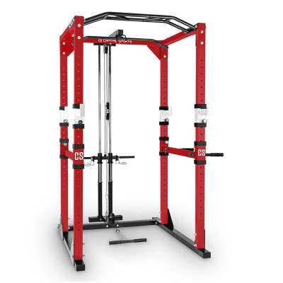 Capital Sports Tremendour PL, piros, erősítőállvány, Power Rack, csiga, acél