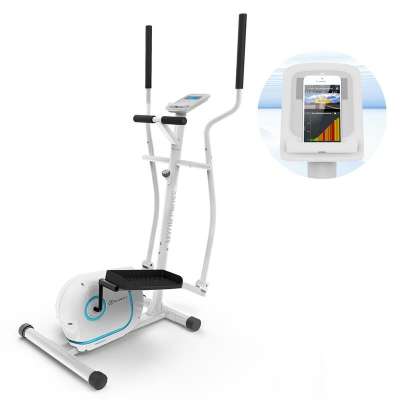 KLARFIT Myon Cross, elliptikus tréner, lendkerék 12 kg, SilentBelt System