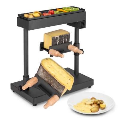 Klarstein Appenzell XL, raclette grillel, 600 W, termosztát, 2 sajttartó