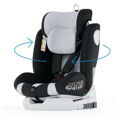 Babify Onboard 360°, gyerekülés 0-12 éves korig, ISOFIX 5 pontos övrendszer, R44/04