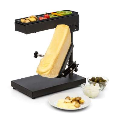 Klarstein Appenzell Peak, raclette grill, 1000 W, termosztát kapcsoló, fekete