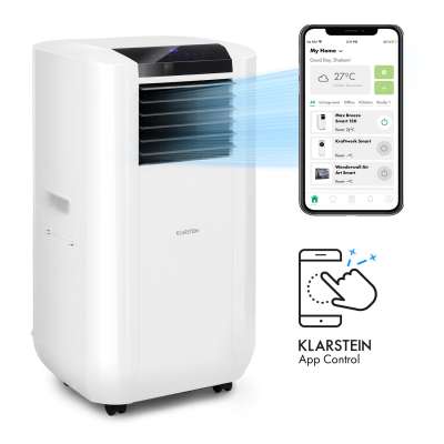 Klarstein Max Breeze Smart, mobil klíma, 15000 BTU/ó (4,4 kW), A energiahatékonysági osztály