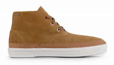 Chrome Industries Forged Suede Chukka Boot Golden Brown Off White