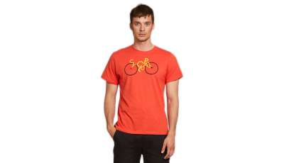 Dedicated T-shirt Stockholm Cyclopath Pale Red