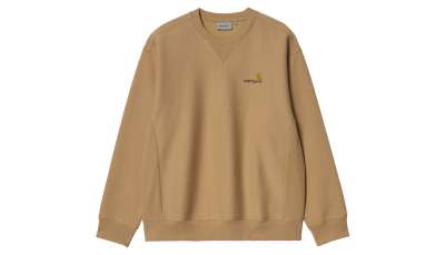 Carhartt WIP American Script Sweatshirt dusty H Brown