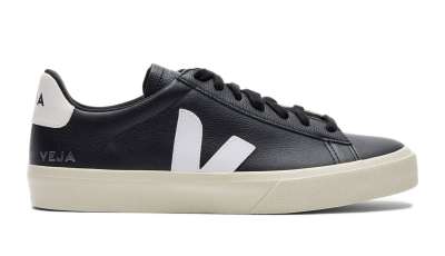 Veja Campo Chromefree Leather Black White