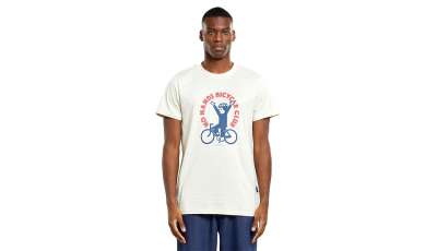Dedicated T-shirt Stockholm No Hands Oat White