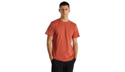 Dedicated T-shirt Stockholm Base Terracotta Red